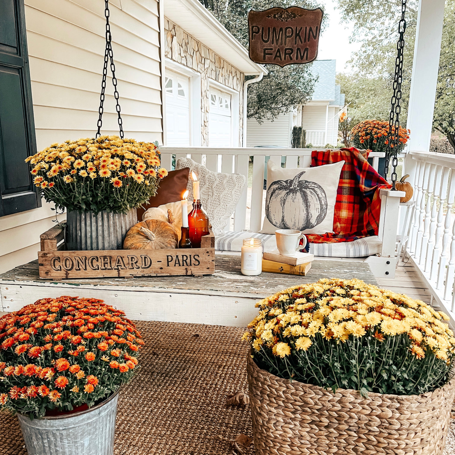 Cozy Fall Porches Itty Bitty Farmhouse
