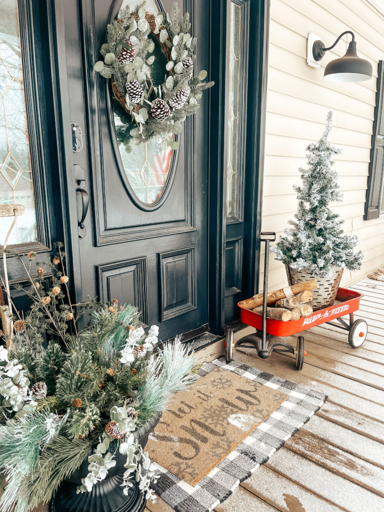 winter porch