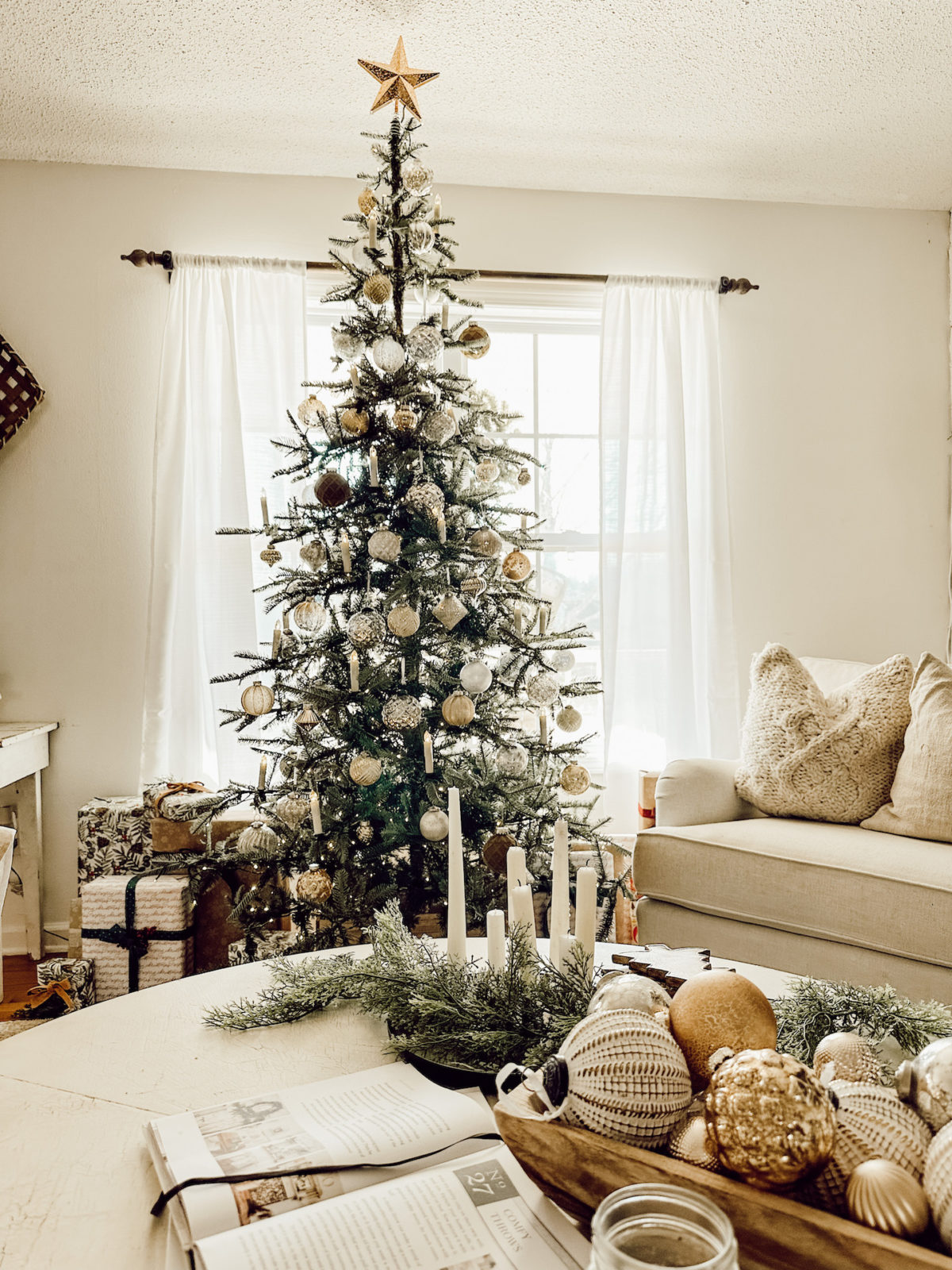 Cozy Farmhouse Cottage Christmas Trees - Itty Bitty Farmhouse